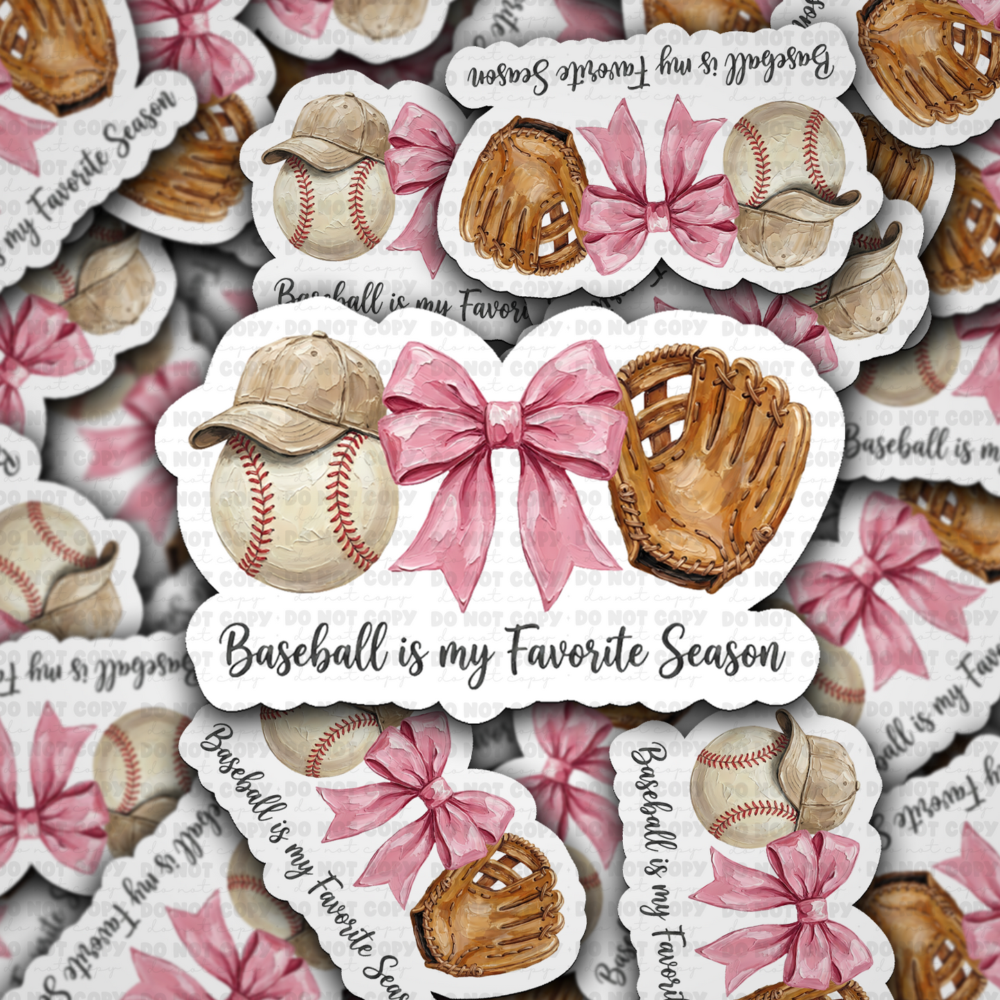 Baseball Is My Favorite Season sticker