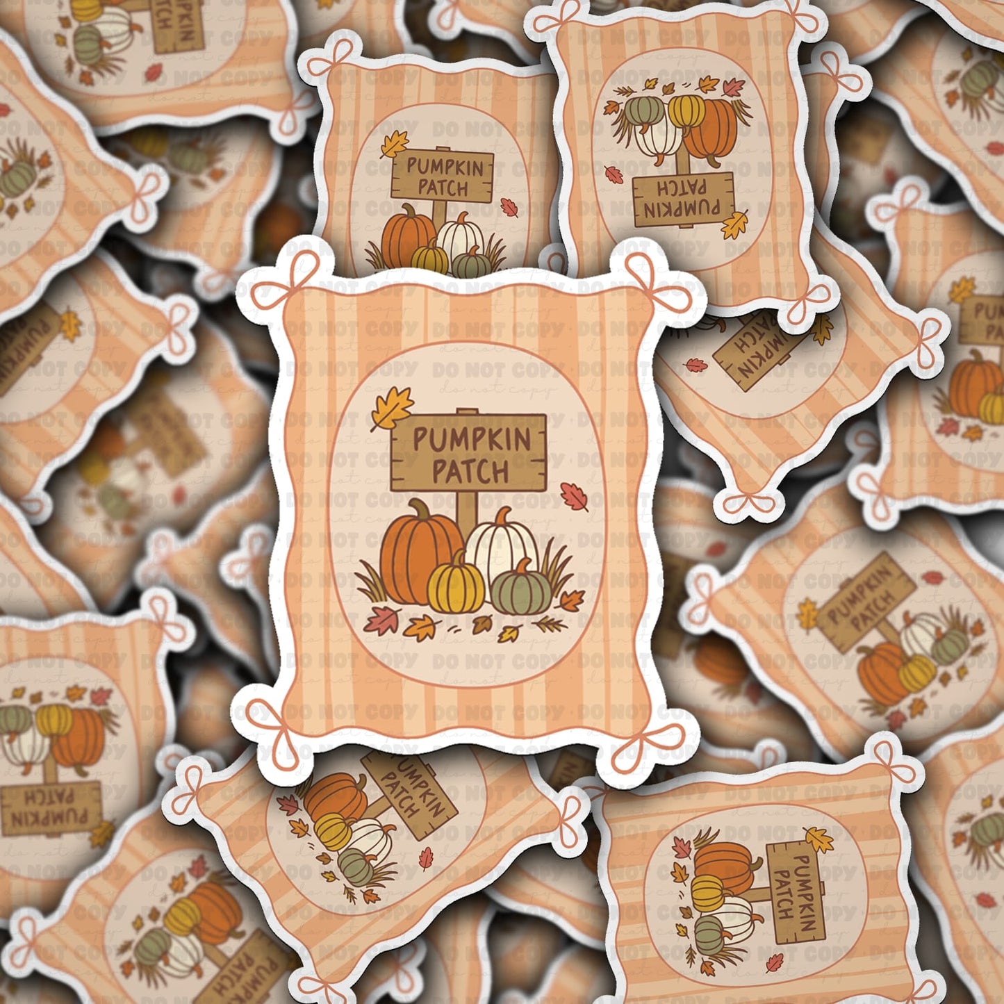 Pumpkin patch sticker