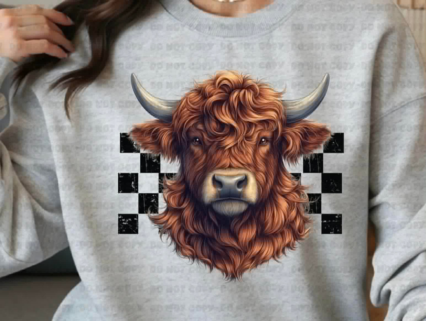 Highland cow sweatshirt