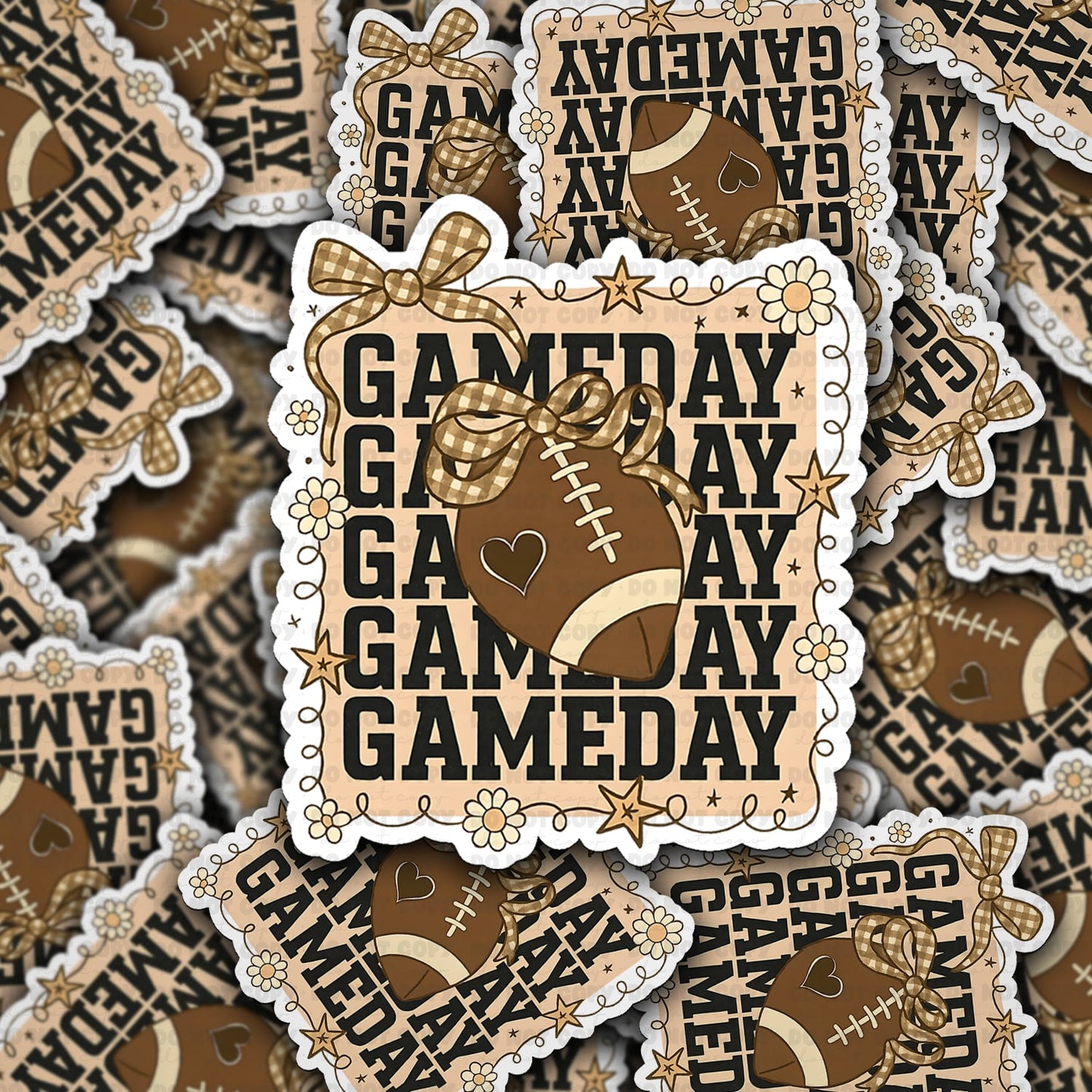 Game day sticker