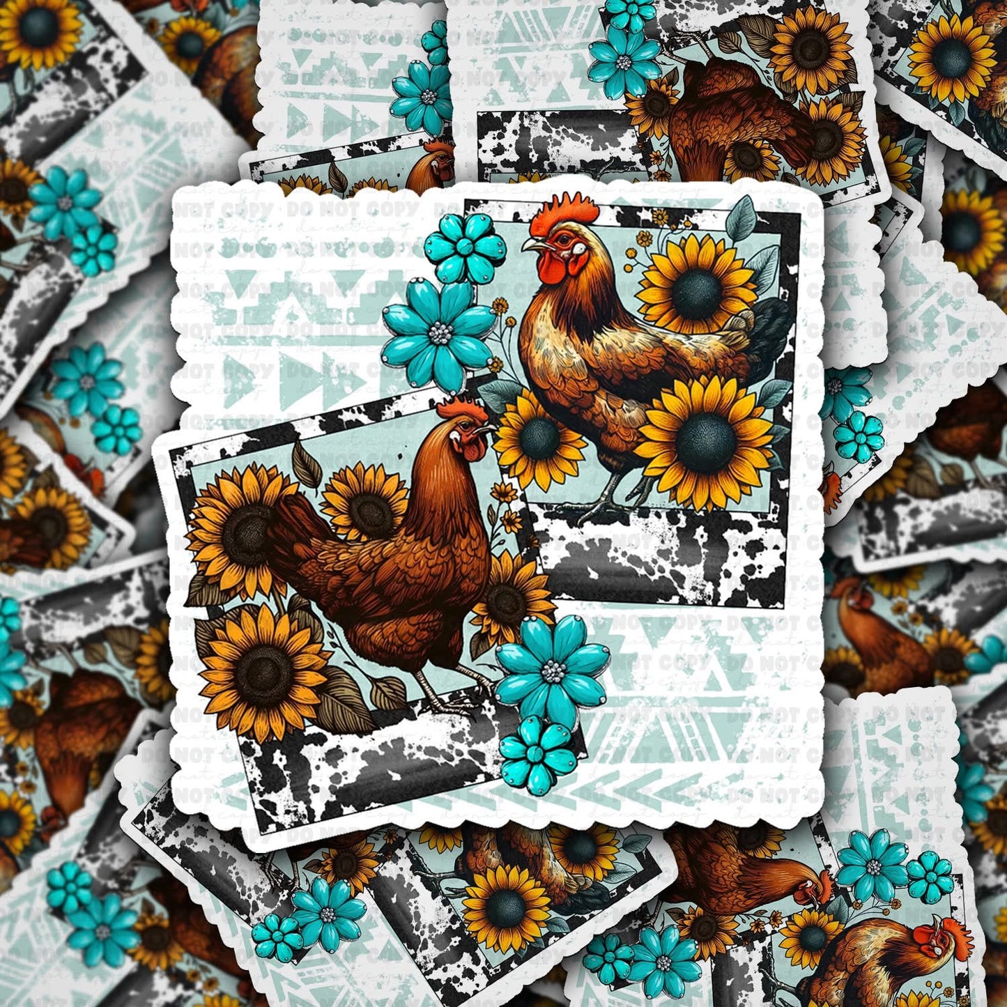 Chicken picture sticker