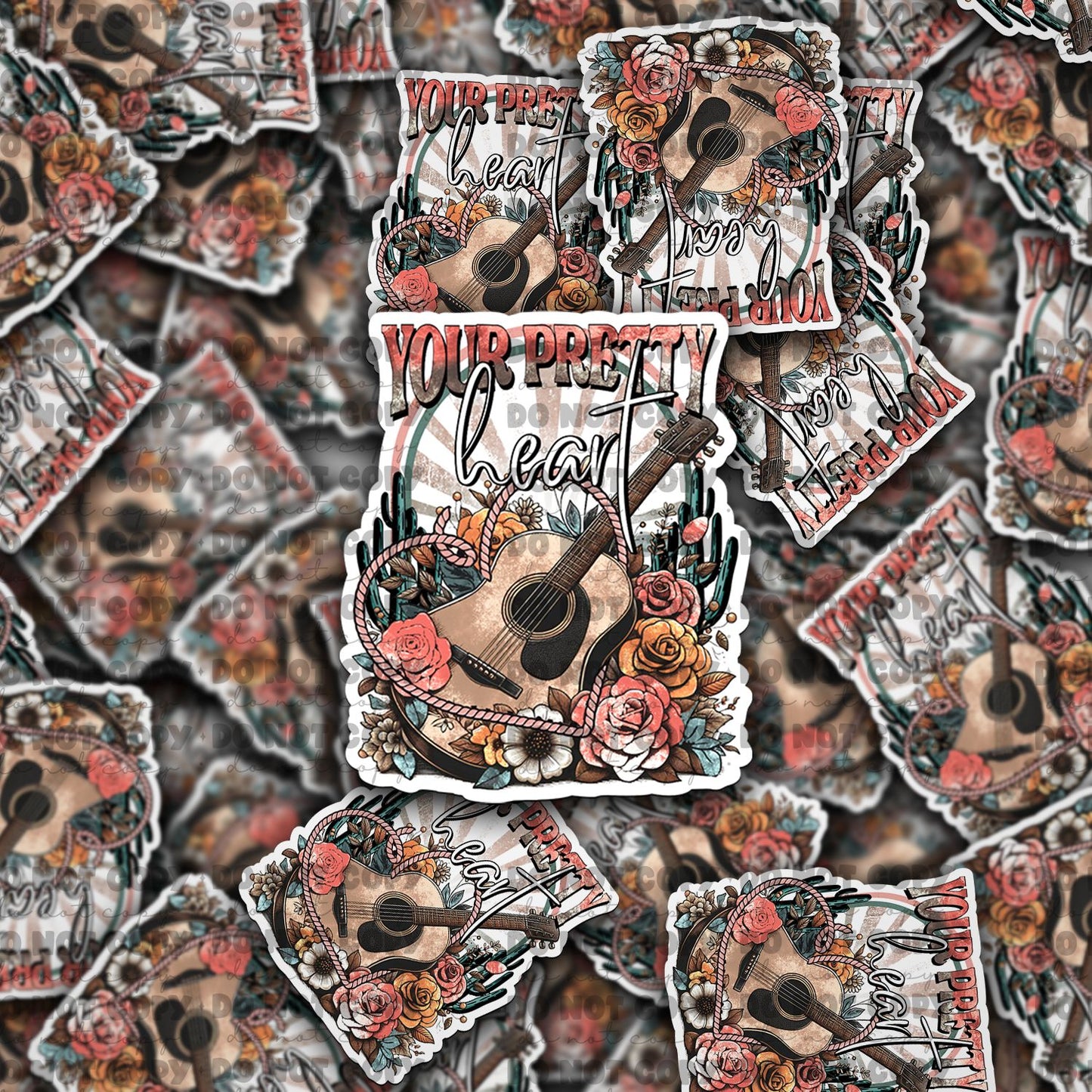 Your pretty heart sticker