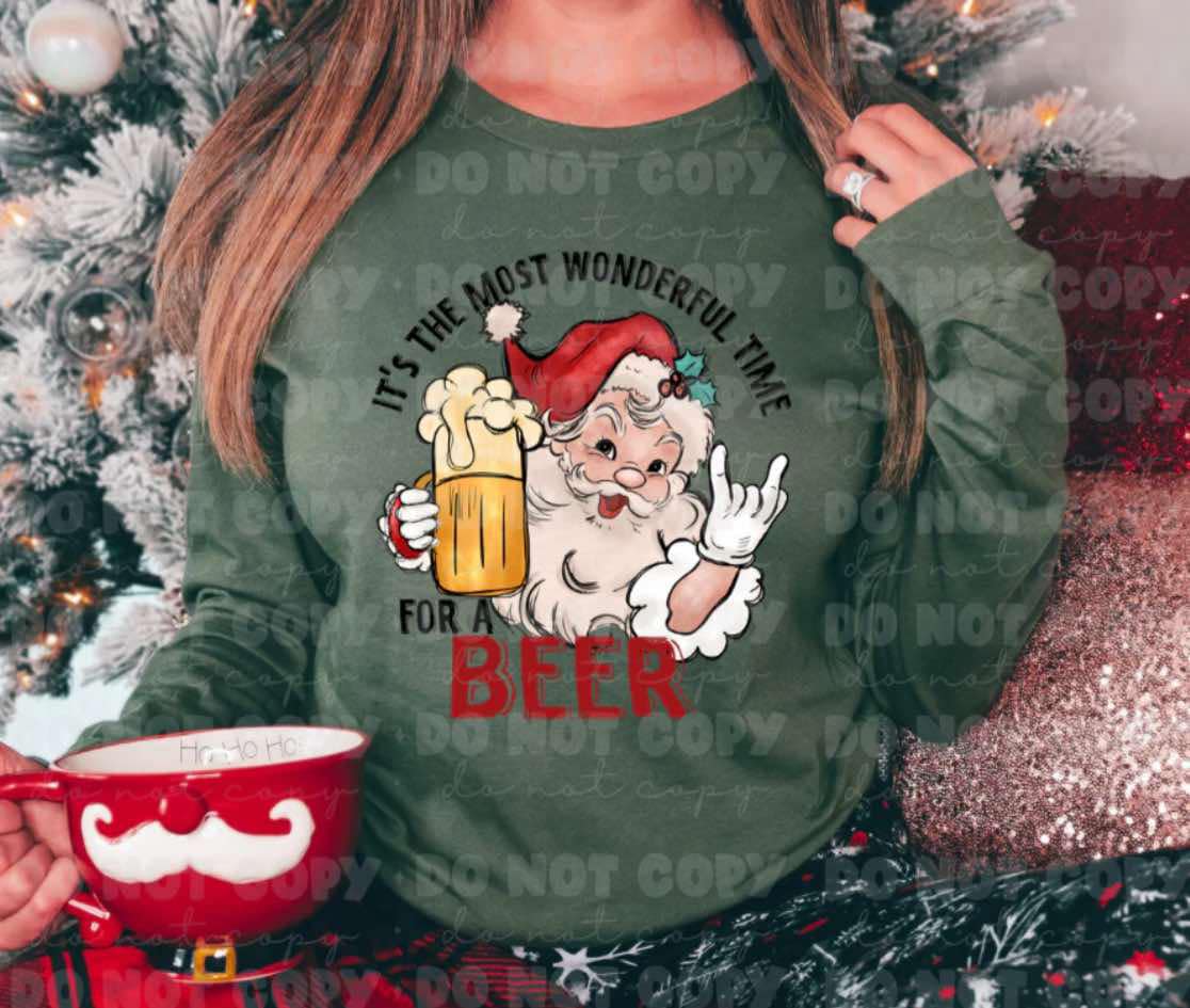It's the most wonderful time for a beer dtf print