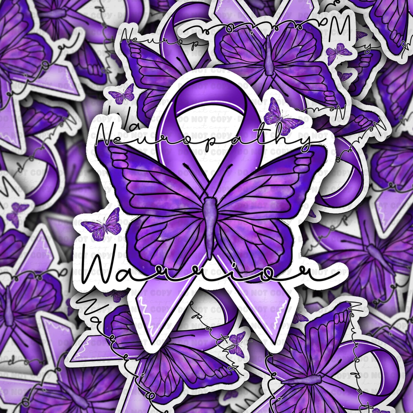 Neuropathy warrior sticker