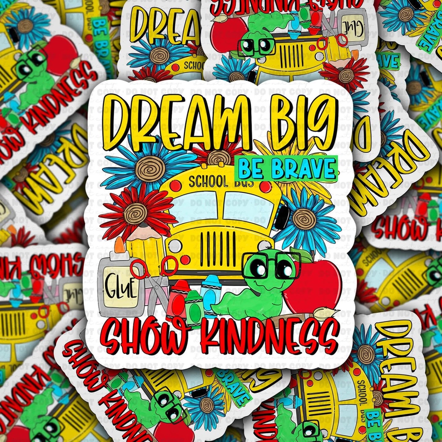 Dream big sticker