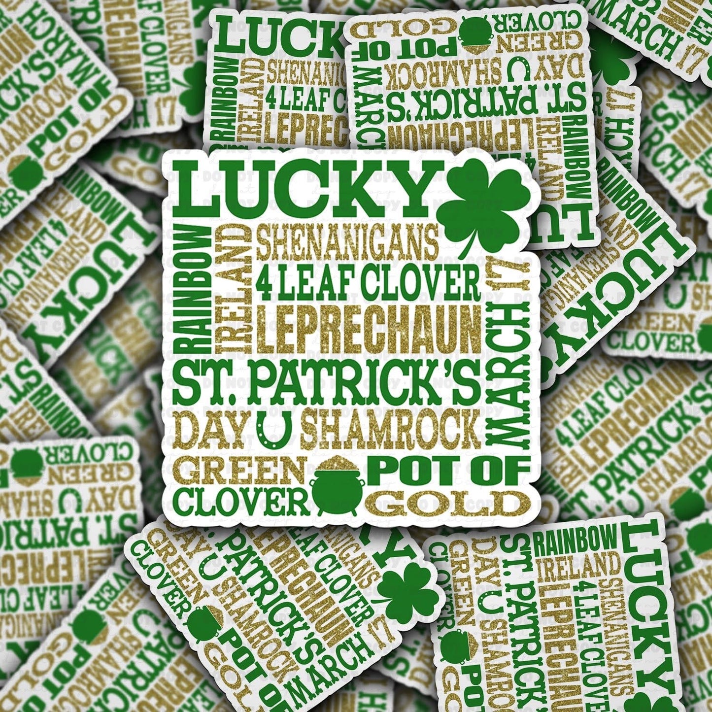 Lucky shenanigans sticker
