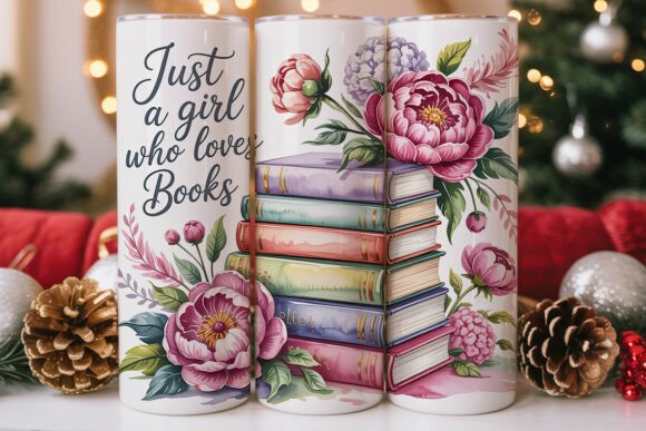 Just a girl who loves books tumbler