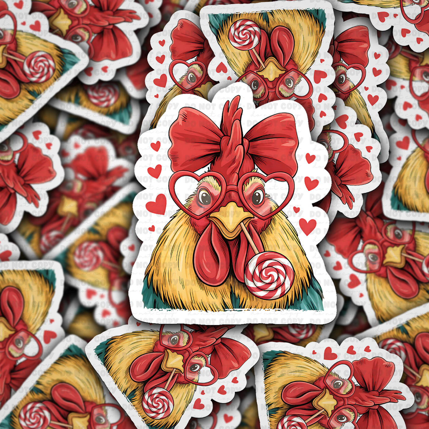 Rooster sticker