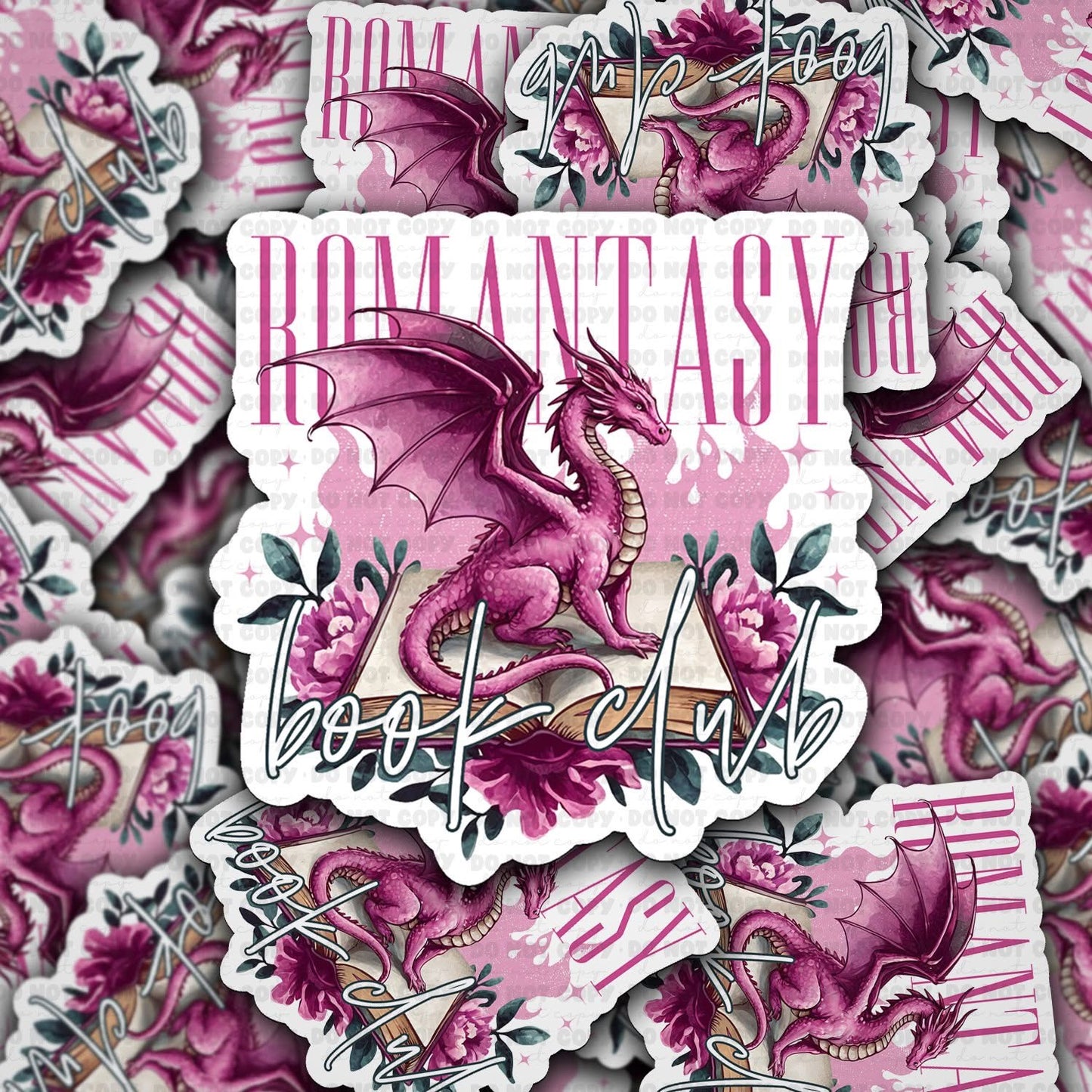 Romantasy book club sticker