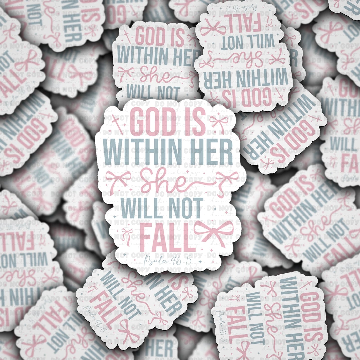 God is within her sticker