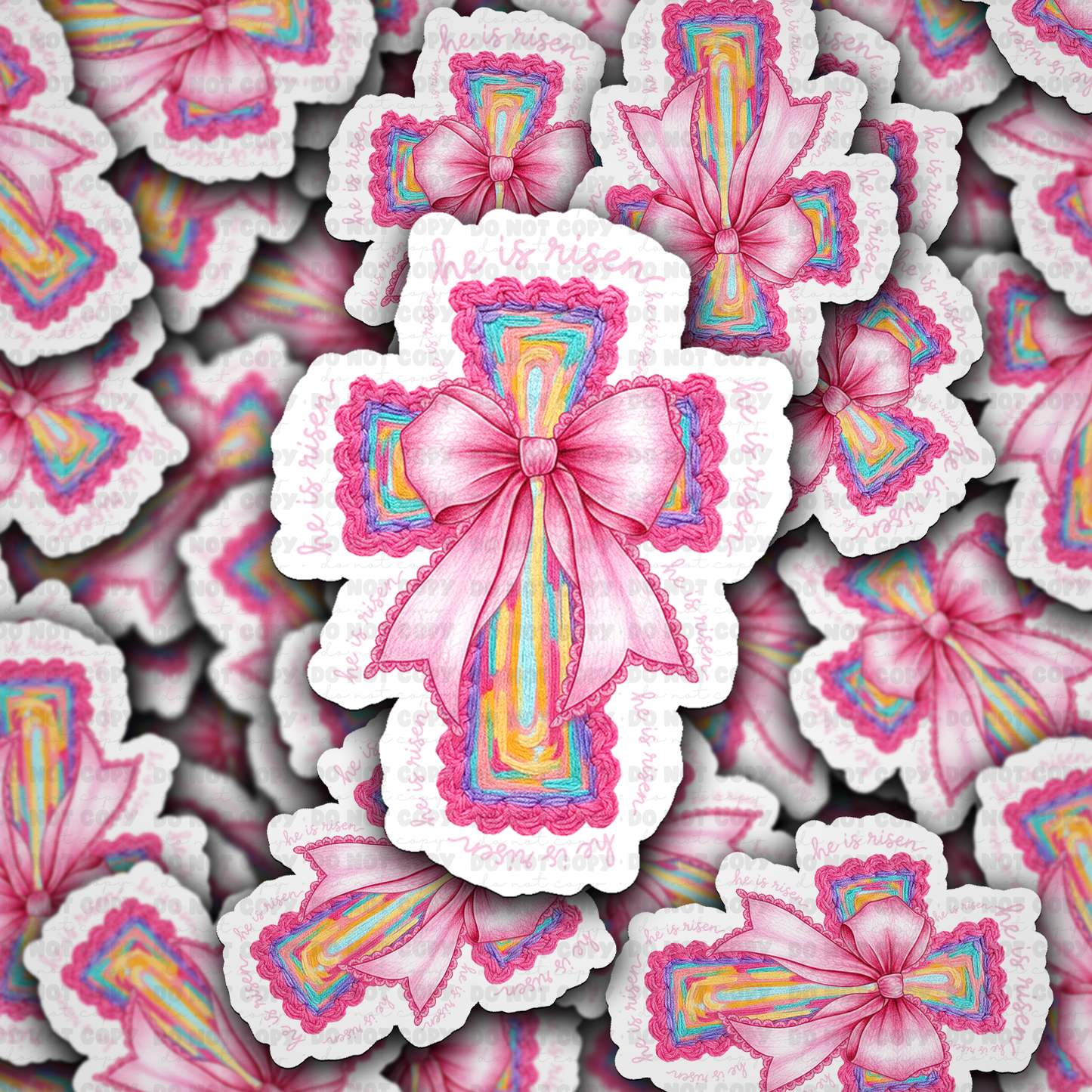 He is a risen sticker