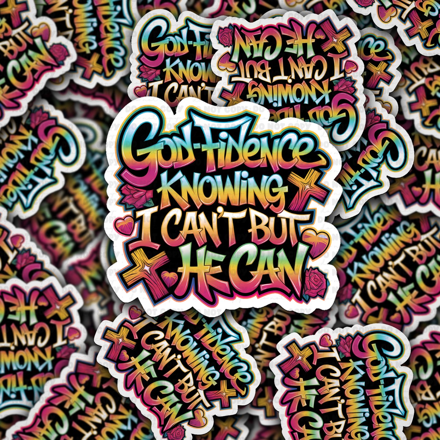 God-Fidence sticker