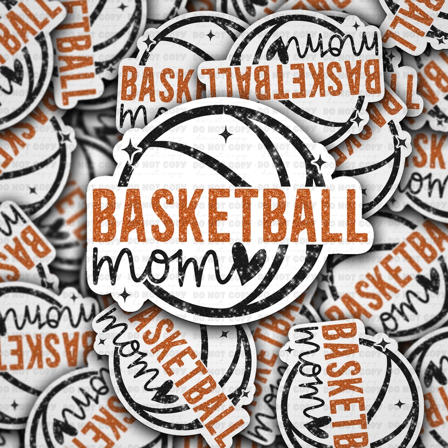 Basketball mom sticker