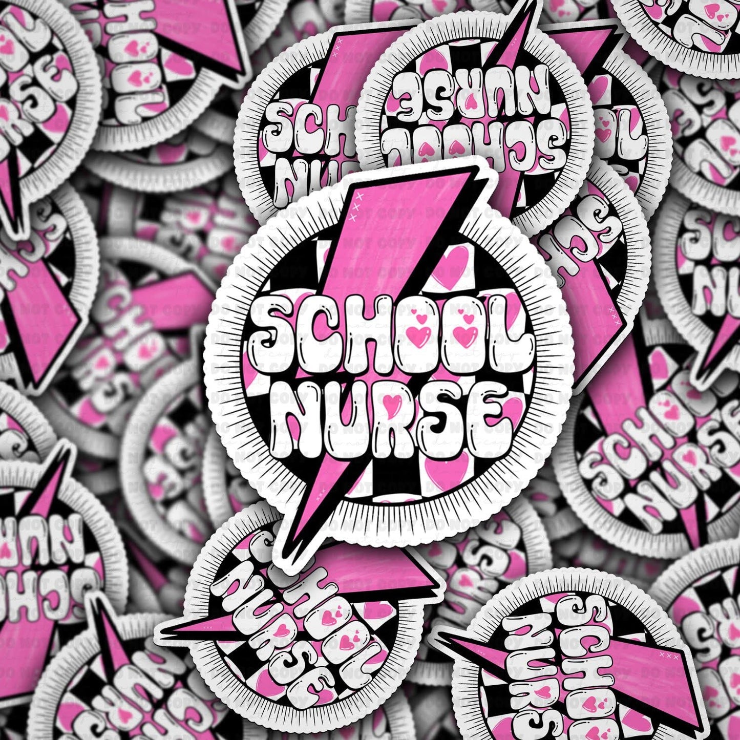 School nurse sticker