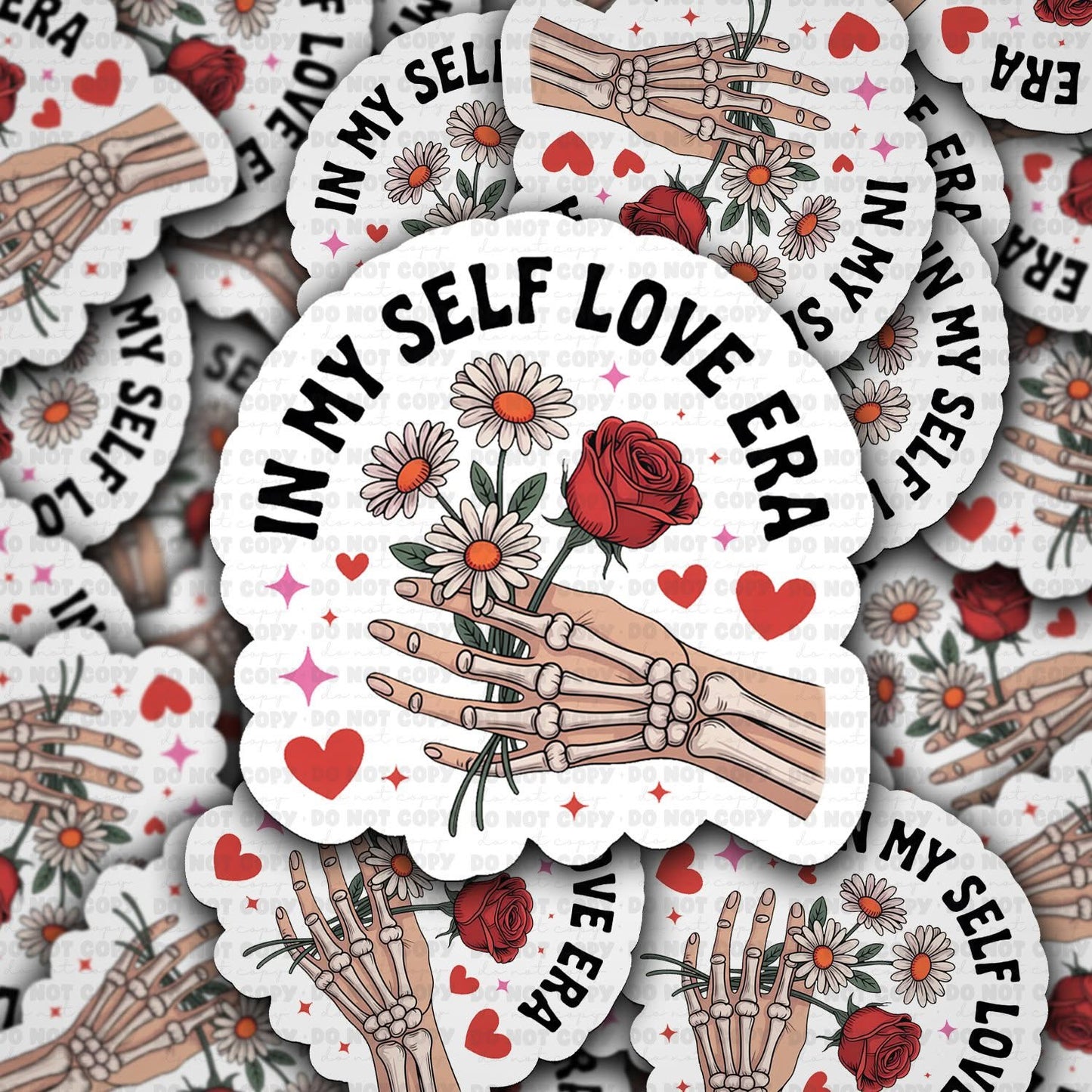In my self love era sticker