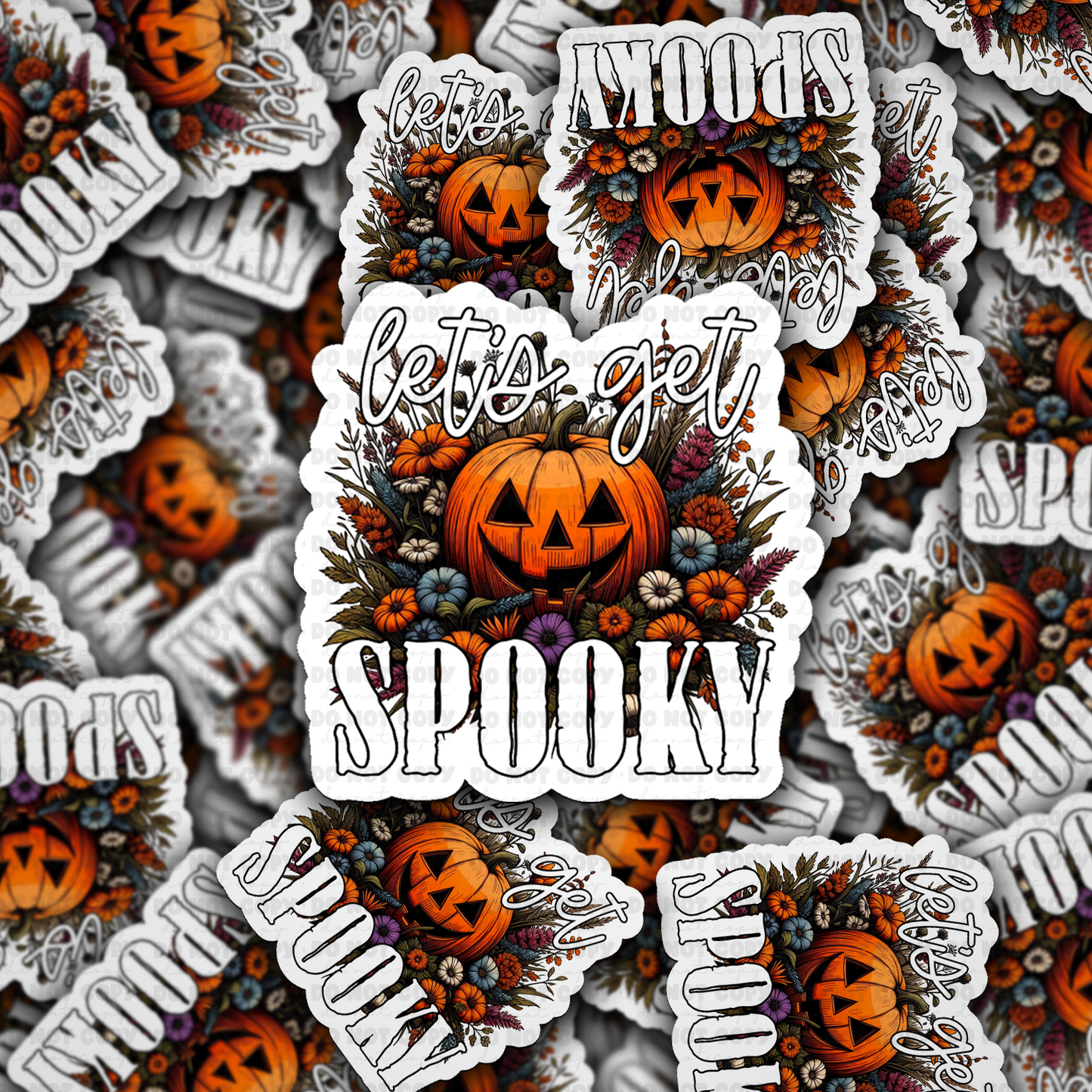 Lets get spooky sticker