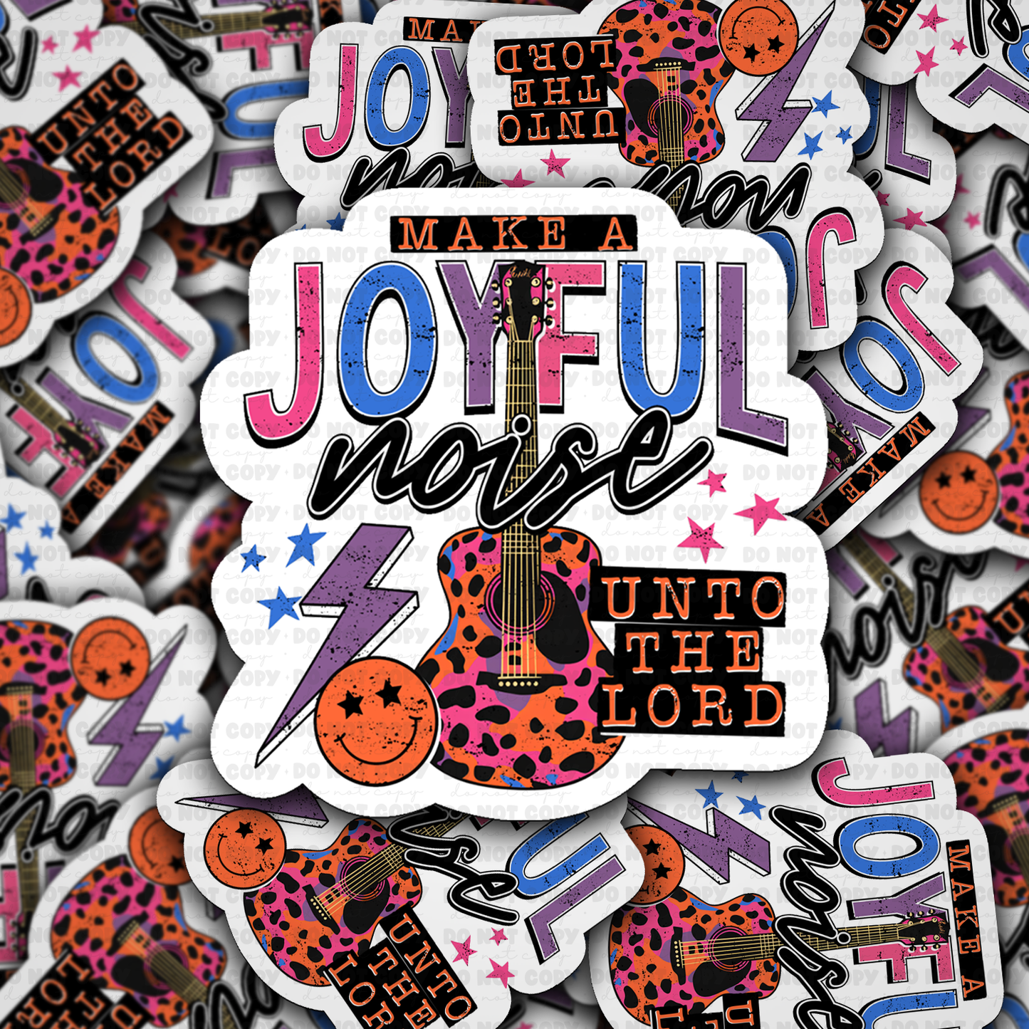 Make a joyful noise sticker