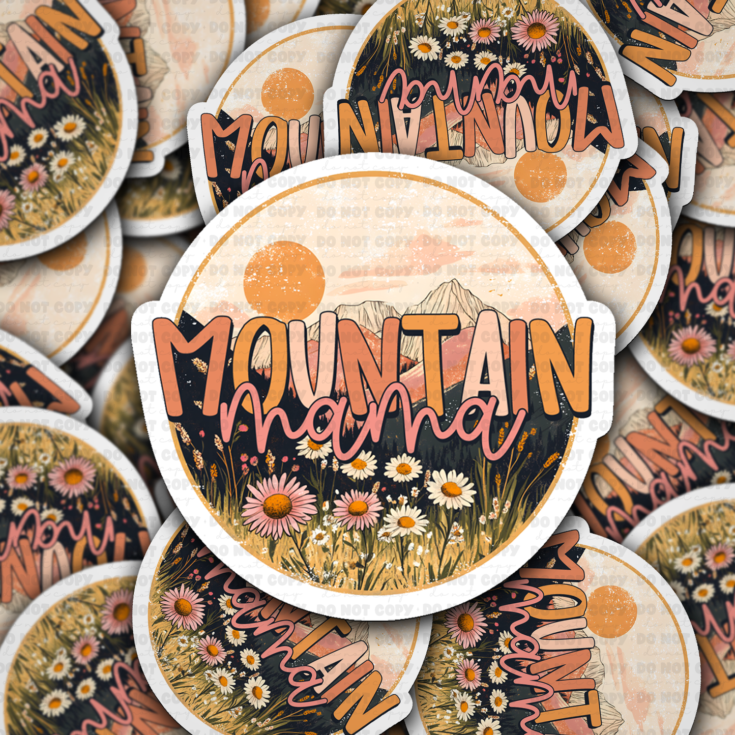 Mountain mama sticker