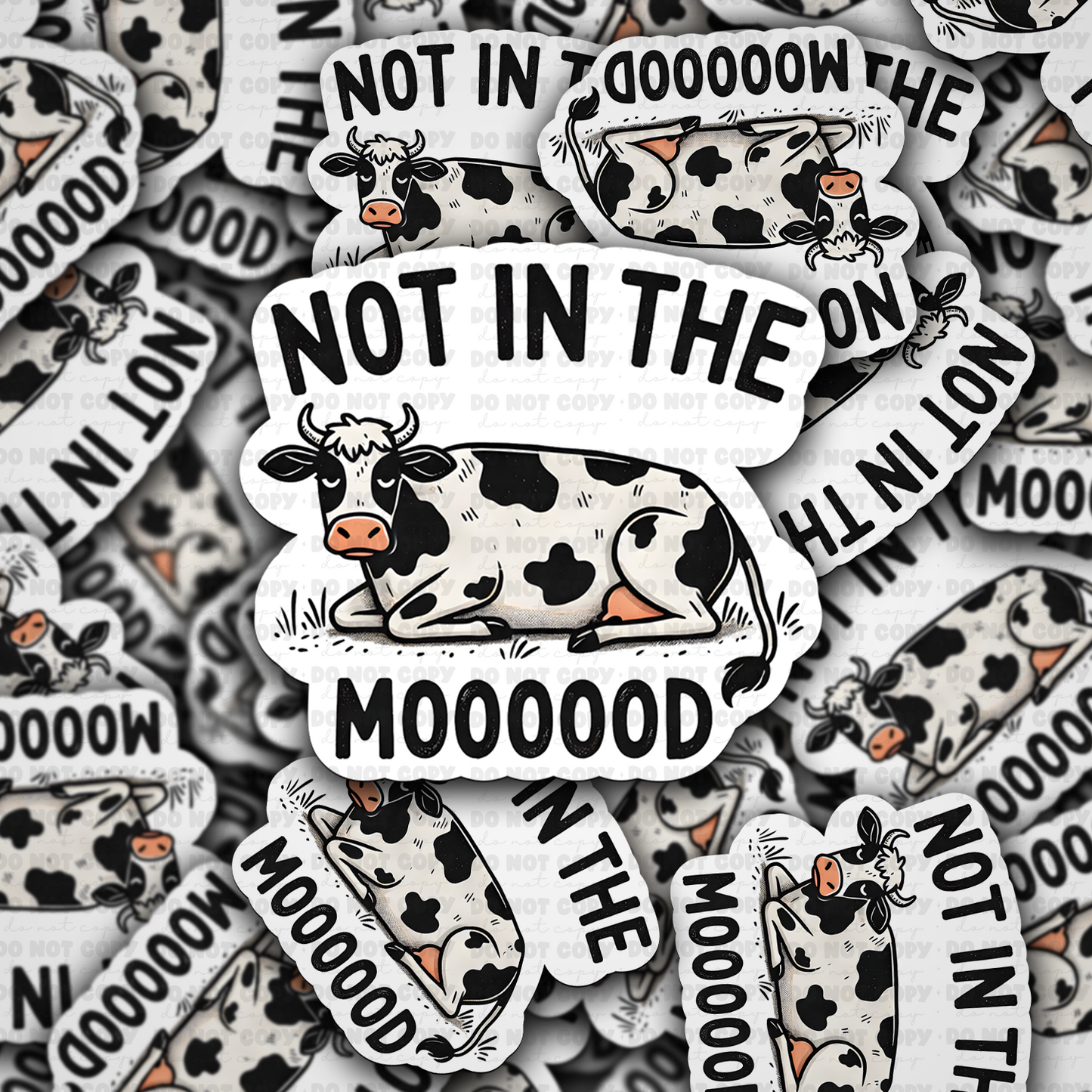 Not in the mood sticker