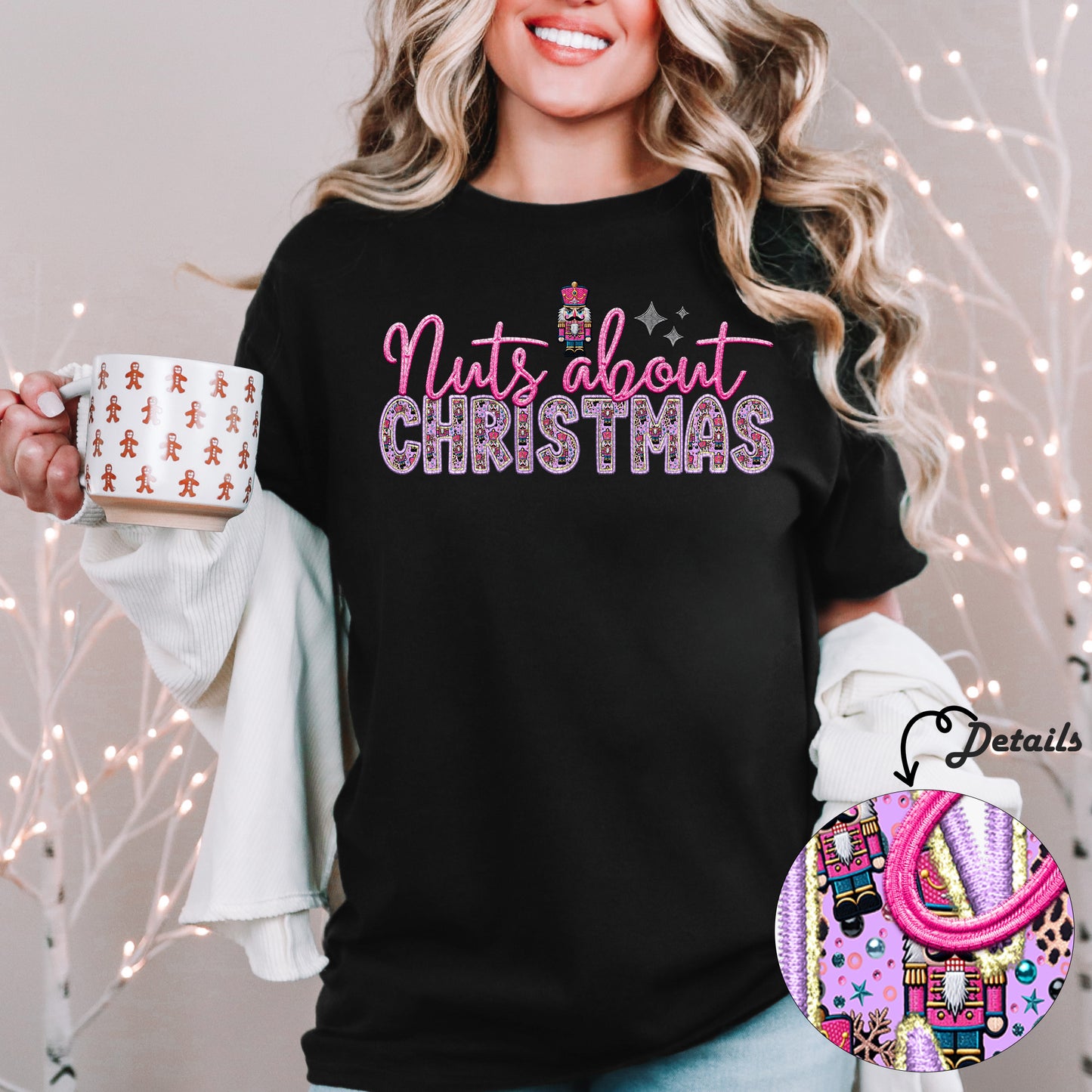 Nuts about christmas dtf print