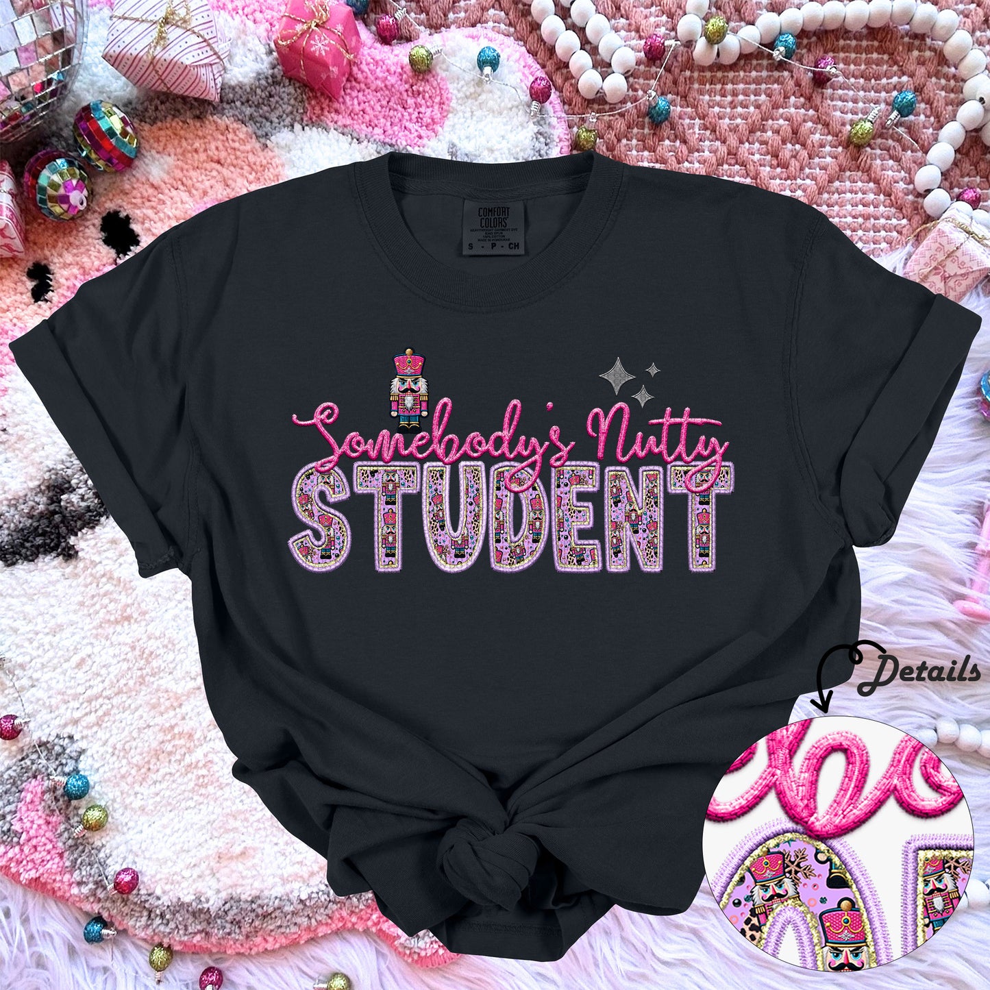 Somebody's nutty Student dtf print