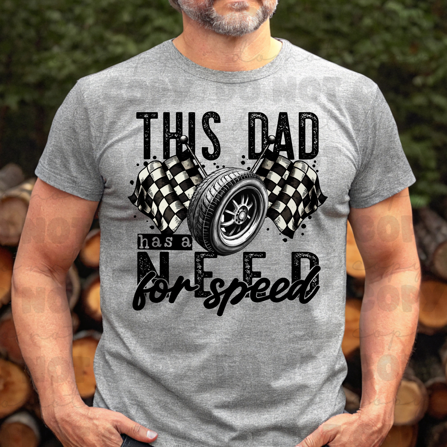 This dad has a need for speed shirt