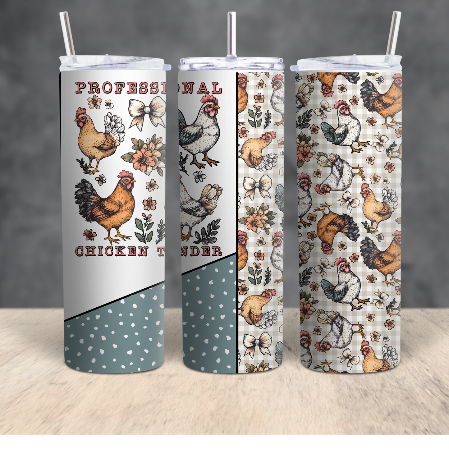 Professional chicken tender tumbler