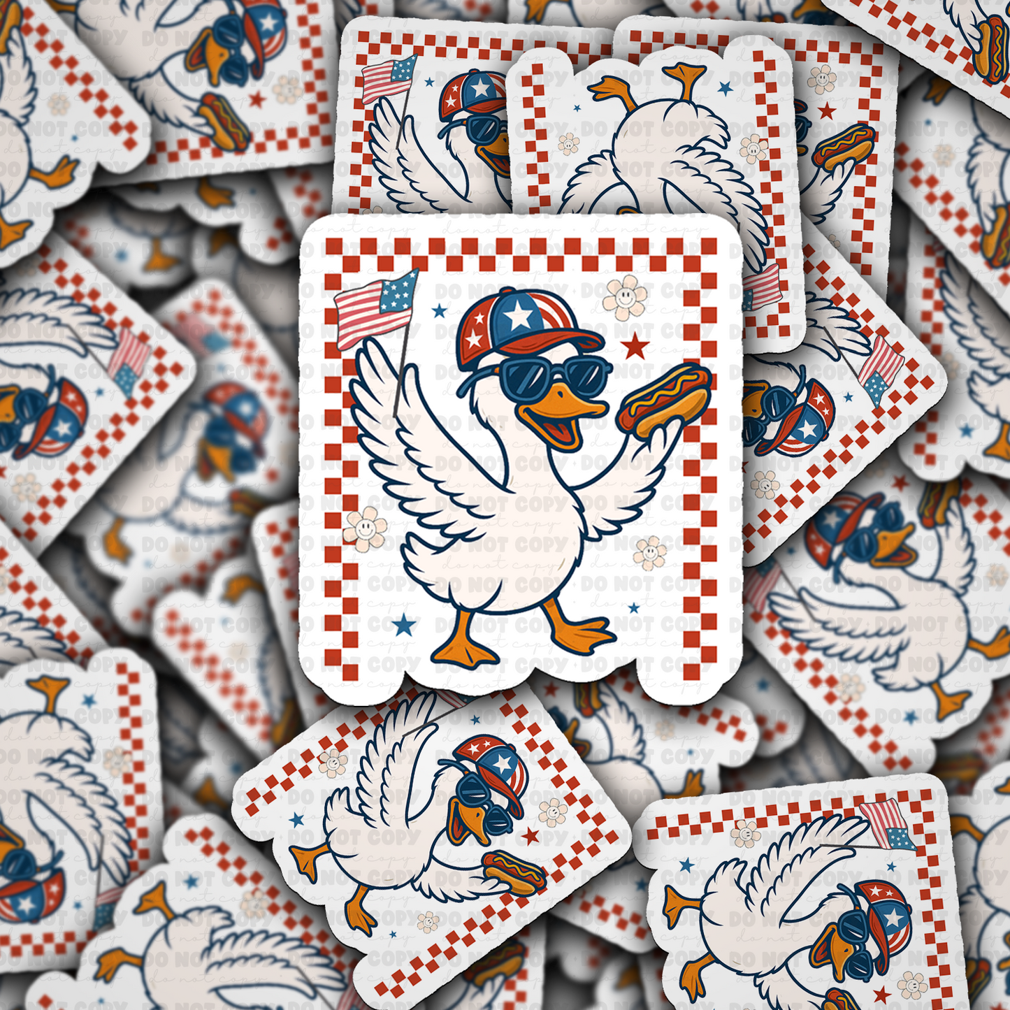 American duck sticker