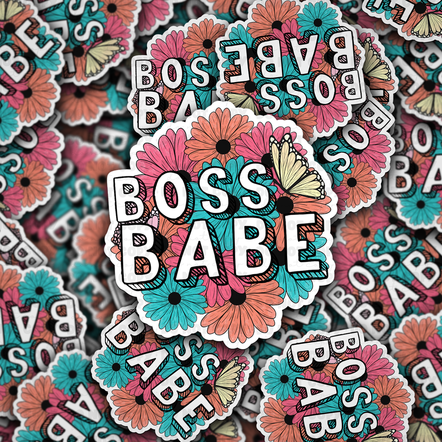 Boss babe sticker