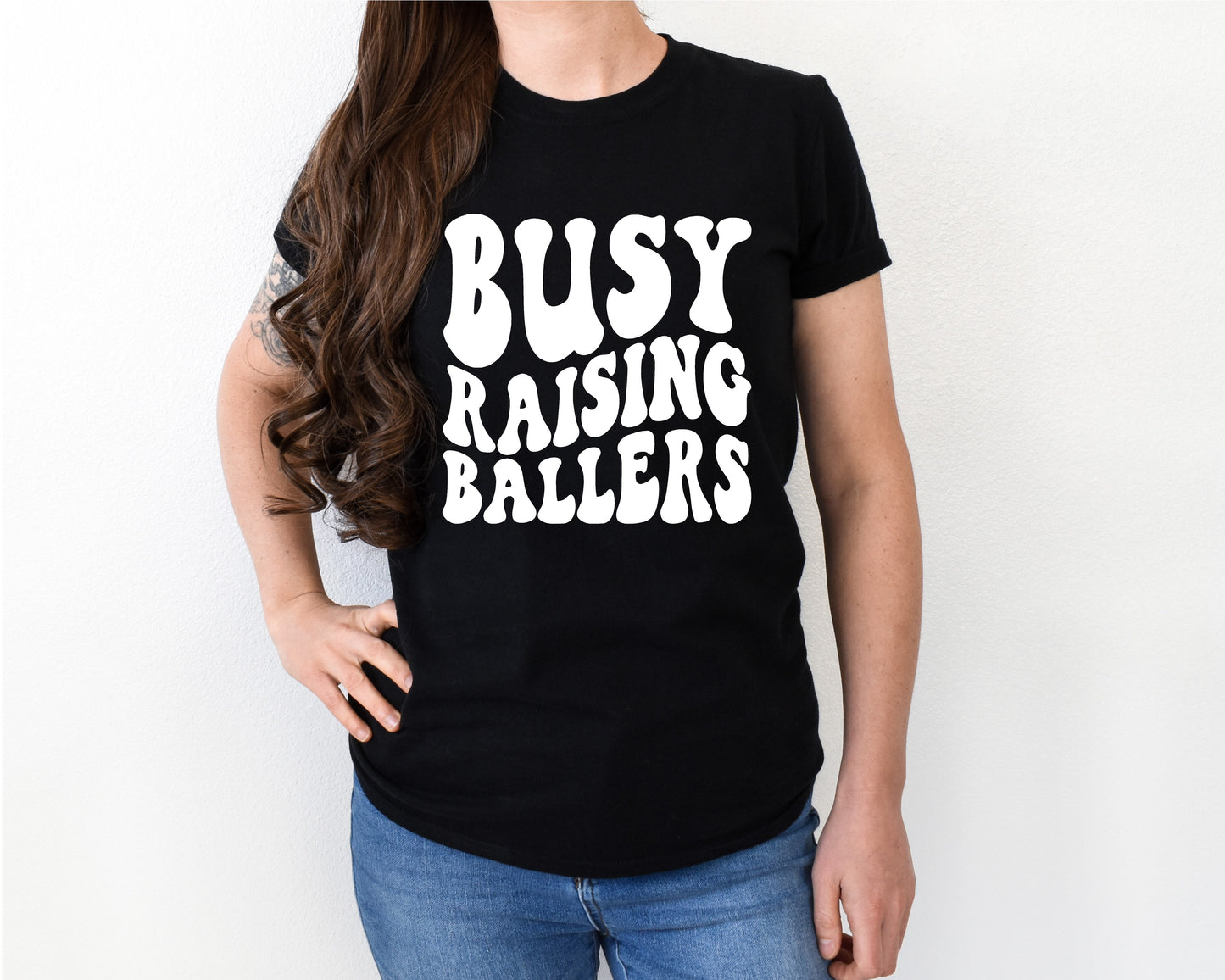 Busy raising ballers shirt