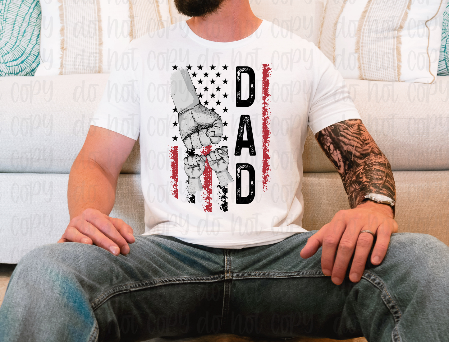 Dad Two hands shirt