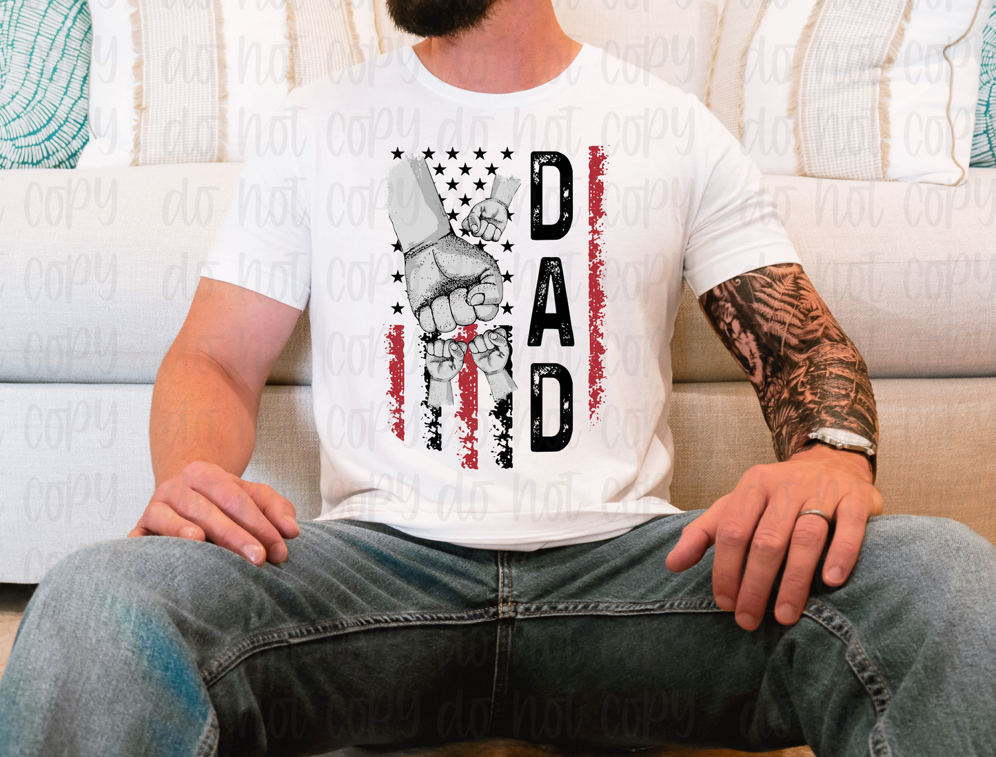 Dad Three hands shirt