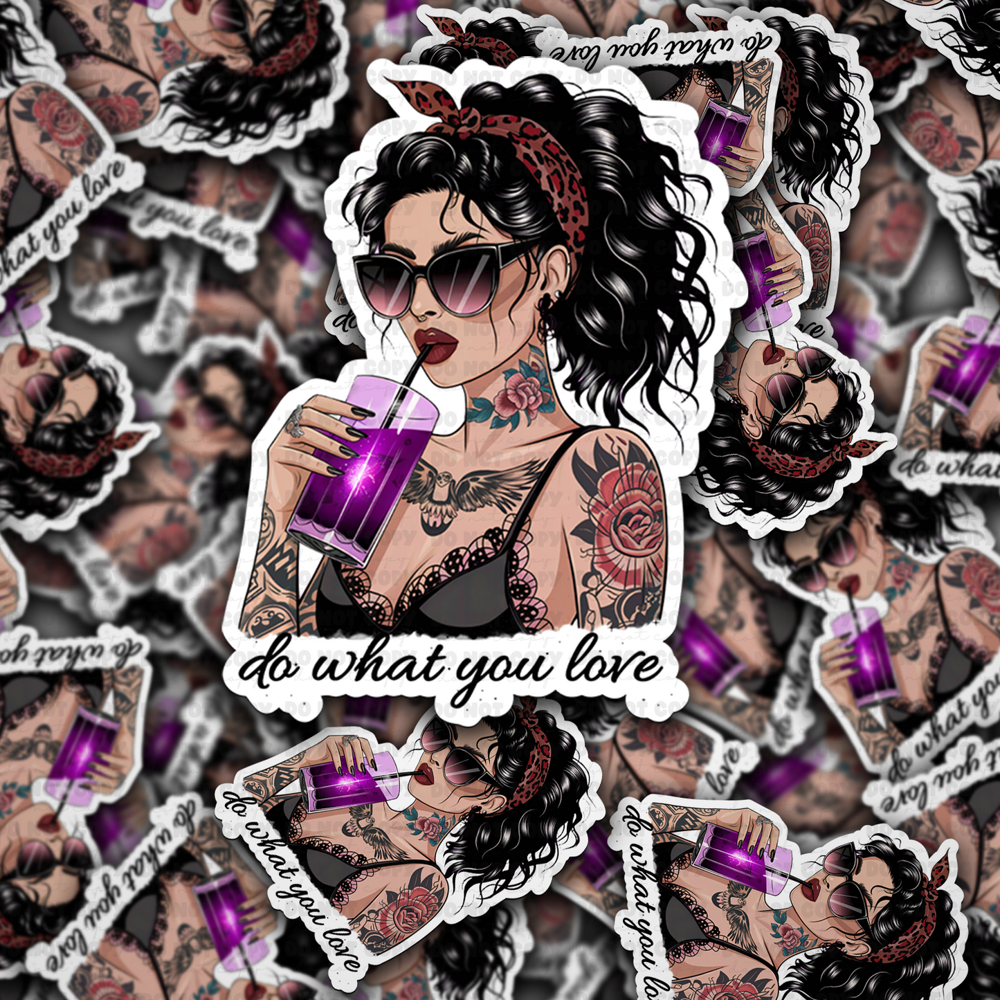 Do what you love sticker