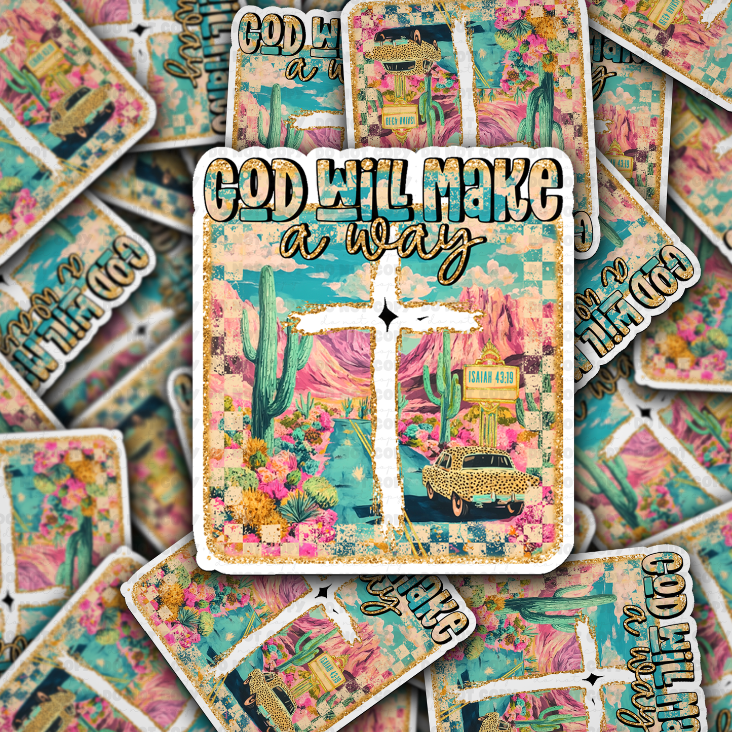 God will make a way sticker