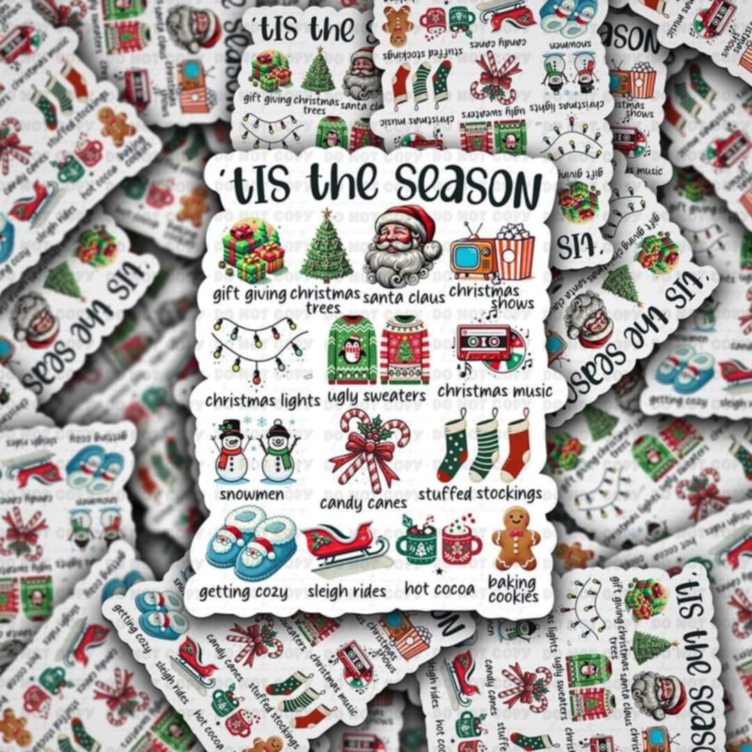 Tis the season sticker