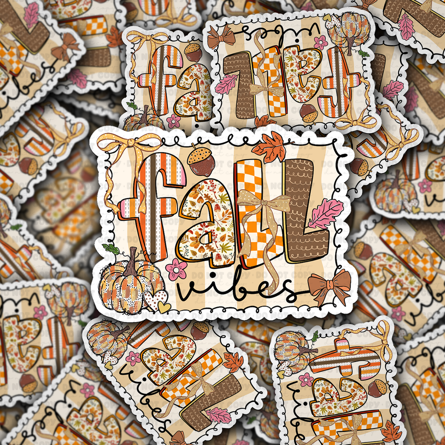 Fall vibes sticker