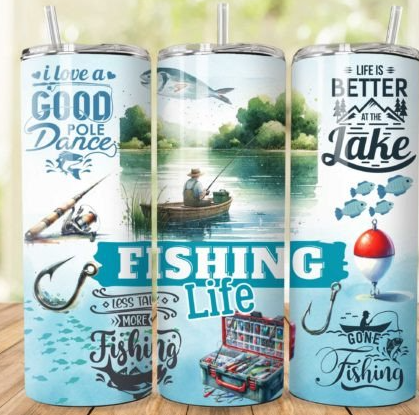 fishing life tumbler