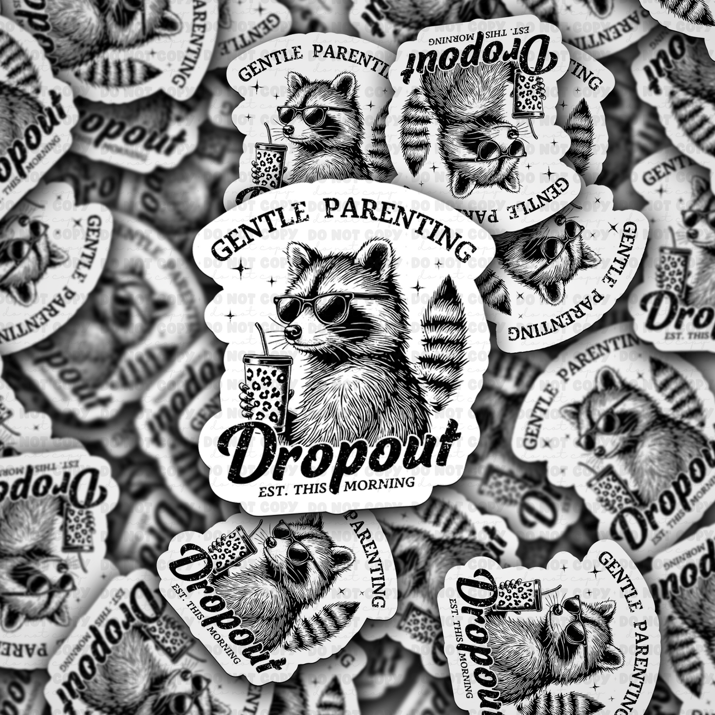 Gentle parenting dropout sticker
