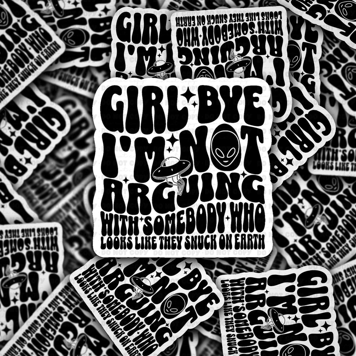 Girl bye sticker
