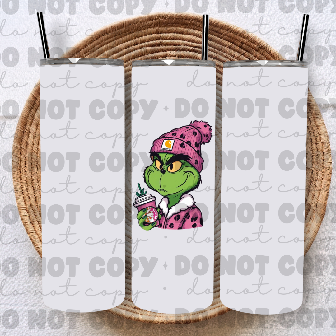 Grinch dunkin tumbler