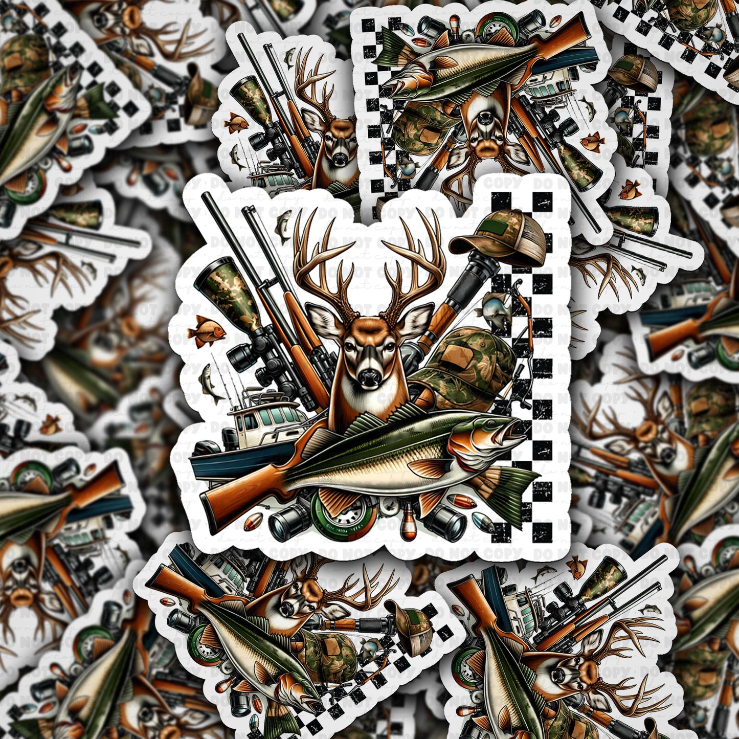 Hunting sticker