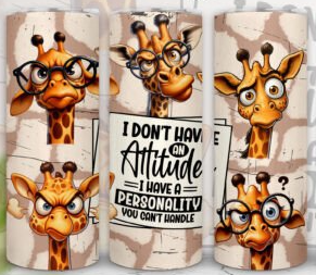 I don't have an attitude tumbler