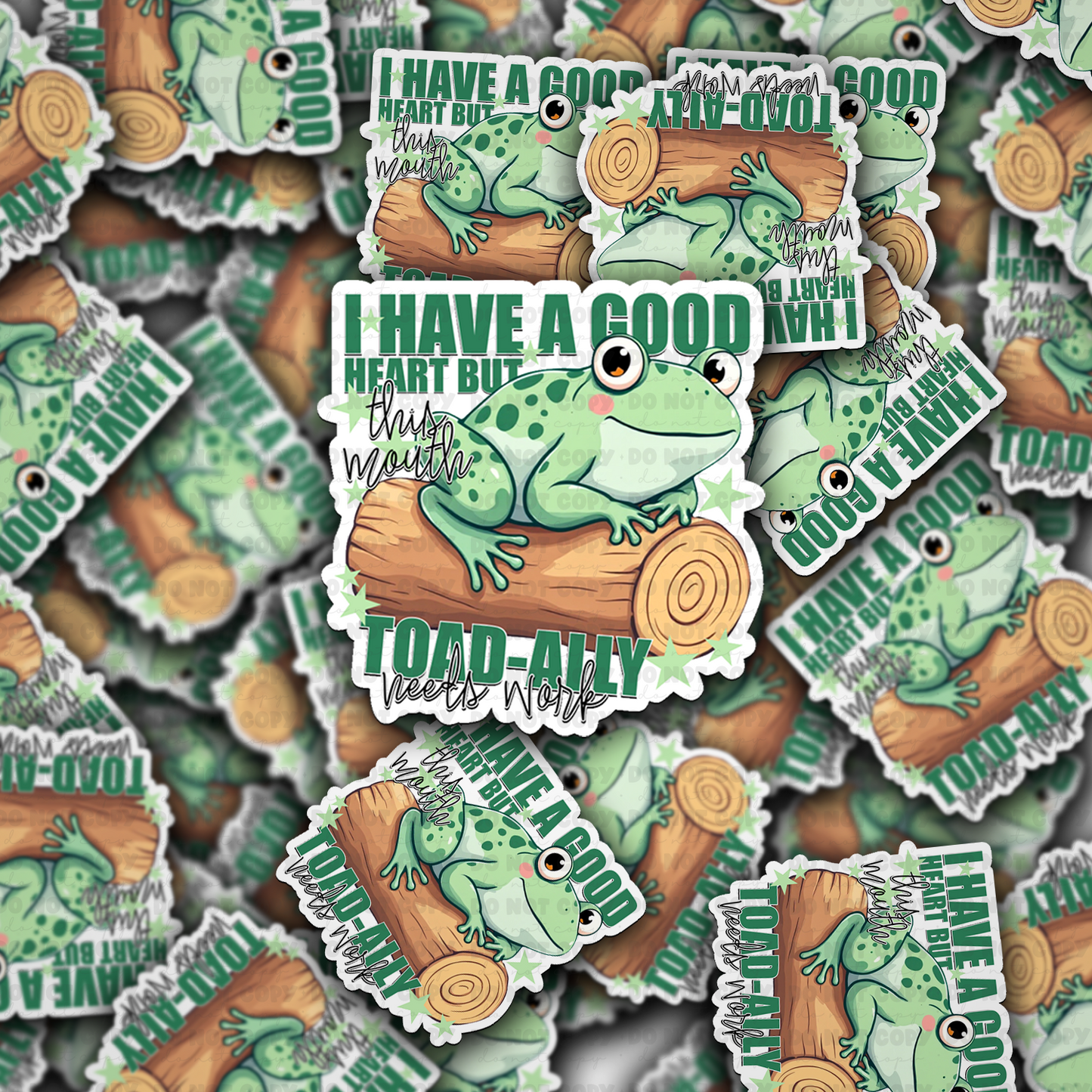 I have a good heart sticker