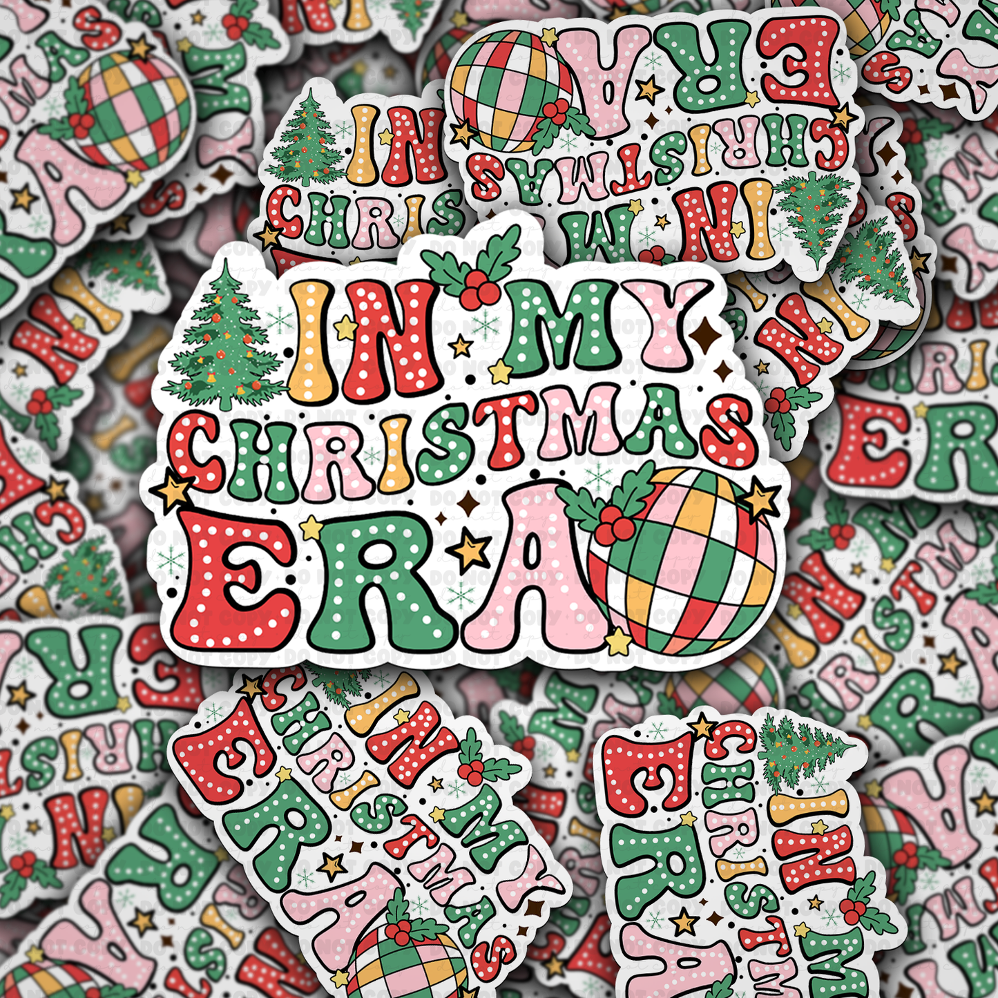 In my Christmas era sticker
