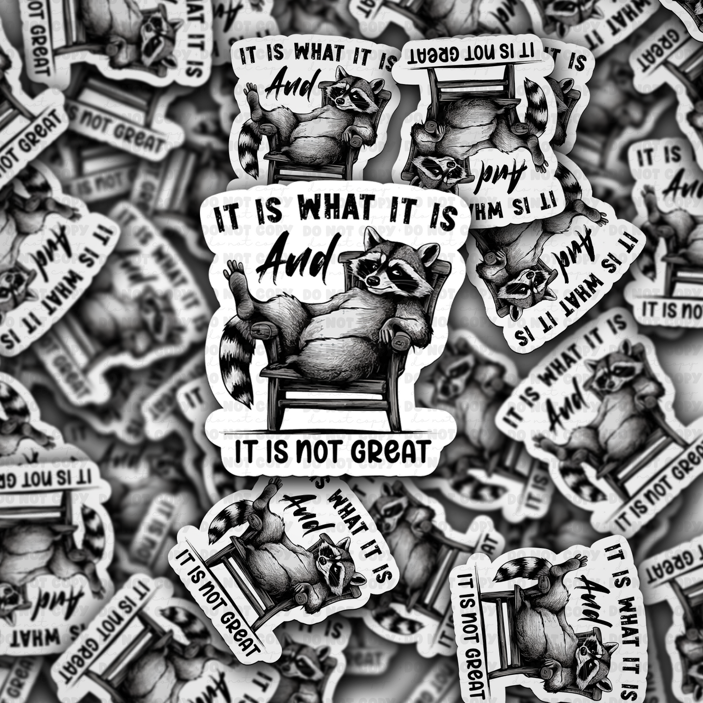 It is what it is sticker