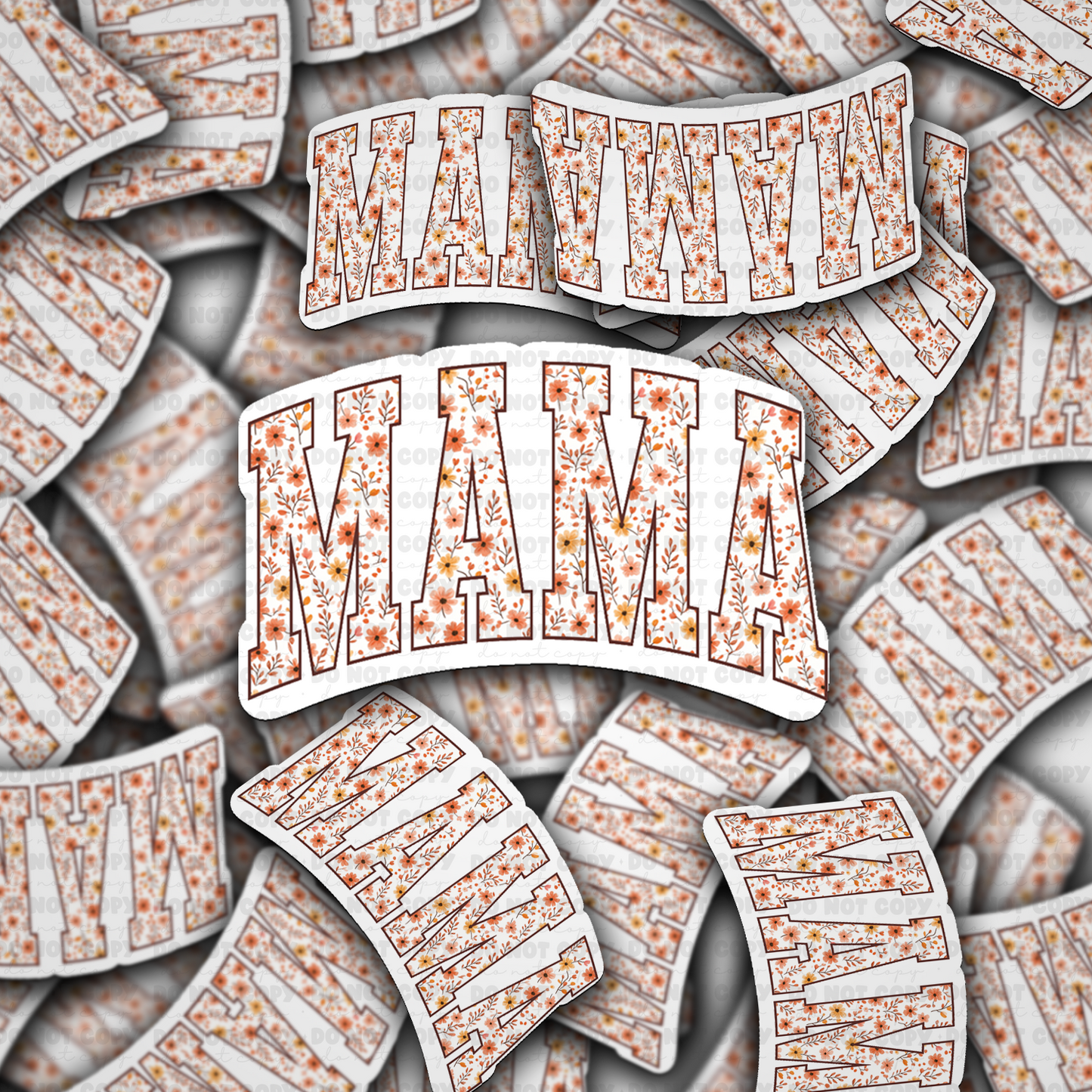 Mama fall sticker