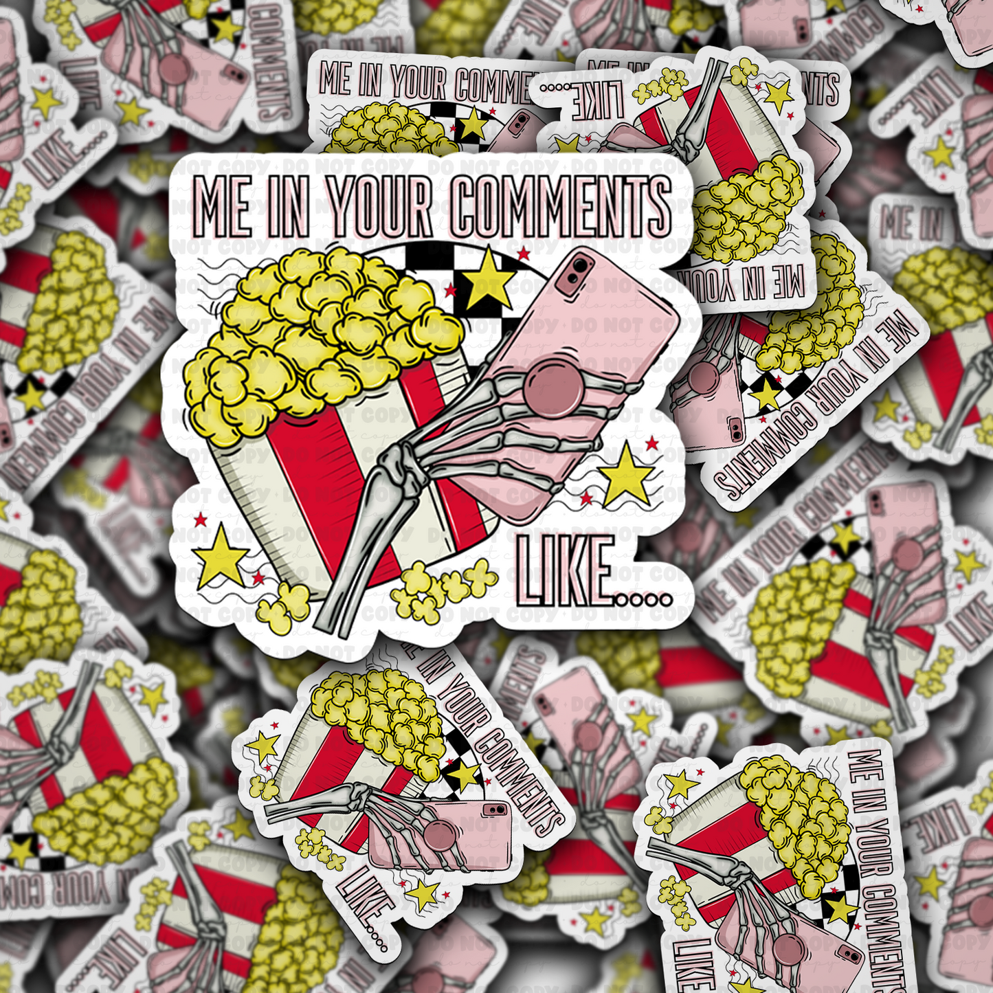 Me in your comments sticker