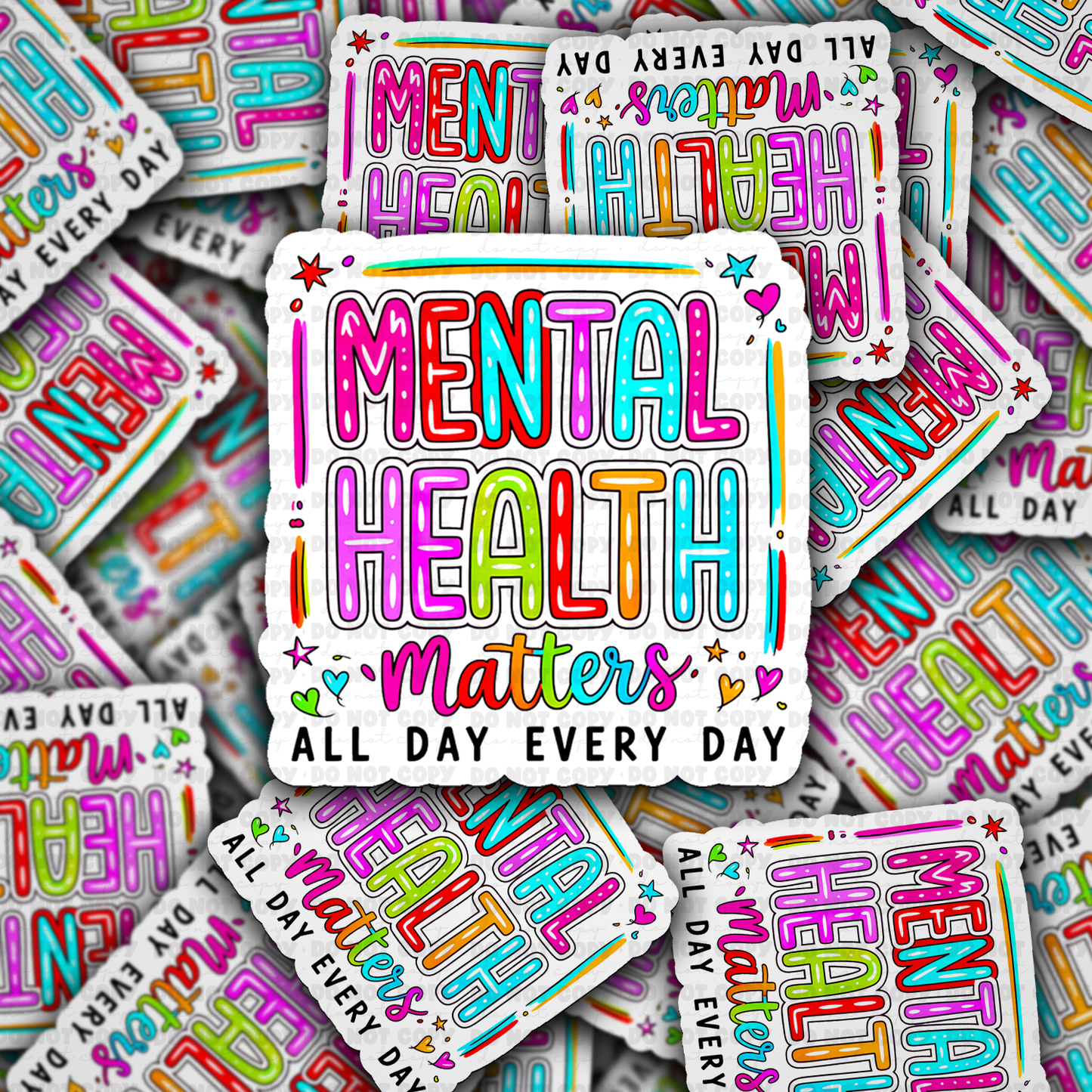 Mental health matters sticker