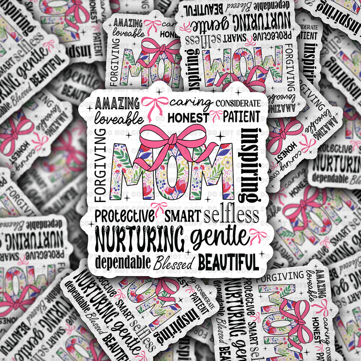 Mom amazing caring sticker