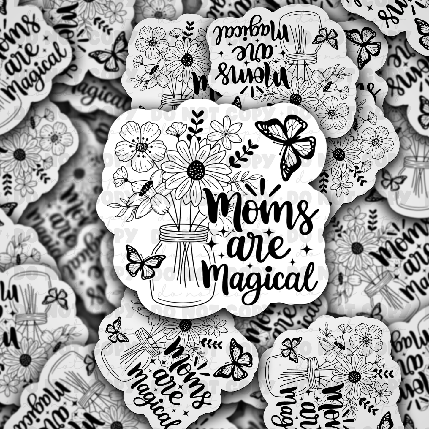 Moms are magical sticker